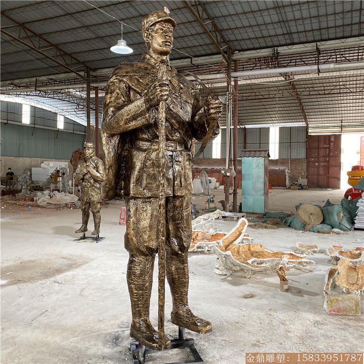 玻璃钢仿铜雕塑,人物雕塑制作批发